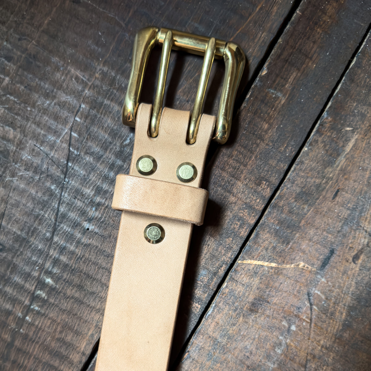 Double Prong Oak Bark Shipyard Belt